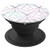 Colorful Geometric Pattern On White Background PopSockets Grip and Stand for Phones and Tablets