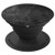 Black Distressed Pattern Background PopSockets Grip and Stand for Phones and Tablets