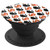Funny Cats Pattern Design White Background PopSockets Grip and Stand for Phones and Tablets