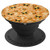 Cute Black Butterfly With Orange Background PopSockets Grip and Stand for Phones and Tablets