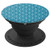 Teal Decorative Leaves Design PopSocket PopSockets Grip and Stand for Phones and Tablets