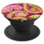 Pink and Green Paisley Dark Magenta Background Pattern PopSockets Grip and Stand for Phones and Tablets