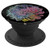 Colorful Mandala Black Background PopSockets Grip and Stand for Phones and Tablets