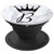 Initial Letter B Monogram Crown Marble Queen B PopSockets Grip and Stand for Phones and Tablets