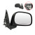 SCITOO Passenger Right Side Mirror Convex Side View Mirror Fits for 2002 2008 for Dodge Ram Pickup Truck 1500 2003 2009 for Dodge Ram Pickup Truck 2500 3500 Manual Manual Folding 55077438AF CH1321202