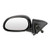 ECCPP Left Side Mirror Manual Remote Manual Folding Compatible with 1992 1995 Honda Civic