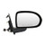 SCITOO Passenger Right Side Mirror Convex Side View Mirror Fits for 2007 2010 for Jeep COMPASS Power Control Manual Folding 5115042AG CH1321263