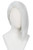 Linfairy Short Wig Halloween Cosplay Costume Wig for Women Silver White