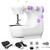 YCDTMY Beginner Sewing Machine Mini Portable Adjustable 2 Speed Repair Machine with Foot Pedal Mini Household Multi FunctionPurple