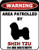 Top Shelf Novelties Warning 24hr by Shih Tzu 24 Hour Security Dog Sign SP625