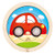 Hape 2-in-1 Spinning Transport Puzzle Game, Multicolor, 5'' x 2''