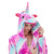 ABENCA Fleece Onesie Pajamas for Women Adult Cartoon Animal Unicorn Christmas Halloween Cosplay Onepiece Costume Unicorn Sky New S