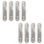 Tulead Silver Folding Hinges Table Flip Hinges Cabinet Hinges Furniture Tray Hinges 39 x079  Iron Workbench Hinges Pack of 8 with Screws