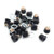 Aodesy Electronics 55mm x 21mm Female DC Power Jack 3 Pin Panel Mount Screw Nut Socket ConnectorPack of 20
