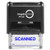 Supply360 AS IMP1122B   Scanned Stamp with by  Line Blue Ink Heavy Duty Commerical Self Inking Rubber Stamp 9 16  x 1 1 2  Impression