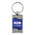 Ford F 350 on Blue Rectangular Wave Keychain   Officially Licensed