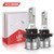 AUSI H13 9008 LED Headlight Bulbs Super Bright Conversion Kit 8400LM 6000K Brightness Ice White CSP Chips High Low Combo Adjustable Beam 2 Pack