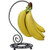 Blue Donuts Banana Hanger Farmhouse Banana Holder Tree Stand Hook for Kitchen Countertop Kitchen Accessories Black Banana Stand