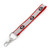 aminco NCAA Georgia Bulldogs Sparkle Wristlet Keychain