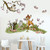Runtoo Bambi Wall Decals Forest Animal Wall Stickers for Baby Nursery Kids Bedroom Woodland Wall Decor