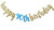 Happy 90th Birthday Banner Glitter Party Bunting - 90th Birthday Party Decorations (Gold & Blue)