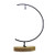 Awesomes Ornament Display Stand / Flower Pot Stand Holder Iron Pothook Stand for Hanging Glass Terrarium (Wood)
