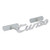 1x Grille TURBO Emblem Badge Sticker Replacement For Universal Cars  Chrome