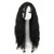 Yuehong Women Girl s Long Curly Black Movie Halloween Cosplay Wig Party Wigs