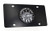 Harley Davidson Patriotic Freedom to Ride UV Printed Black   White Decorative Vanity Front License Plate