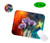 Rectangular Mouse Pad and Round Coaster Purple Rose on Galaxy Background Mouse Pad Non Slip Rubber Rectangular Gaming Mouse Pad Suitable for Laptops and Office Accessories