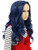 Karlery Child Kids Long Wave Blue Wig Halloween Cosplay Wig Anime Costume Party Wig Karlery Child Kids Long Wave Blue Wig Halloween Cosplay Wig Anime Costume Party Wig