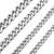 High Polished 9MM 20 Inches Curb Chain Stainless Steel Link Necklace Jewelry for Men Women