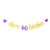 She s 60 Bitches Banner for 60th Anniversary Birthday Party Decorations Cheers To 60 Years Bunting Sign Gold and Pink Glitter