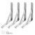 Shelf Brackets 6 8 10 Inch Heavy Duty Black Brackets for Shelves Corner L Bracket for Wall Shelves DITY Kitchen Shelving  4PCS