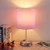 Touch Control Table Lamp 3 Way Dimmable Bedside Lamp Nightstand Lamp with Dual USB Ports and AC Outlet LED Desk Lamp Reading Lamp Modern Lamp for Bedroom Living Room Office E26 Bulb Included