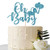 Blue Glitter Oh Baby Cake Topper   for Baby Shower Gender Reveal   1st Birthday Party Decorations
