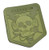HAZARD 4 Operator Skull TM  Rubber Patch  R    OD Green