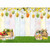 Allenjoy 8x6ft Spring Easter Backdrop Floral Green Grass Bunny Eggs Flower Rabbit Colorful Wooden Wall Photography Background Party Supplies Banner Decoration Kids Portrait Photo Studio Booth Props