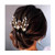 Campsis Rhinestone Bride Wedding Hair Pins Peral Hairpin Crystal Bride Hair Accessories for Women and Girls Pack of 2   Gold Campsis Rhinestone Bride Wedding Hair Pins Peral Hairpin Crystal Bride Hair Accessories for Women and Girls Pack of 2   Gold