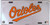 Baltimore Oriloles Super Stock metal auto tag mirror background