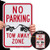 SmartSign  No Parking   Tow Away Zone  Sign   12  x 18  3M Engineer Grade Reflective Aluminum