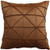TEALP Diamond Lattice Geometric Throw Pillows for Couch Bed Velvet Decorative Sofa Pillow Square Fleece Cushion Cushion Pillow 18 x 18 Inch 1 Removable Pillow Cover   1 Insert Brown