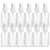 Small Plastic Spray Bottles ULG Empty Fine Mist Spray Bottles 12 Pack 27oz 80ml Clear Refillable Container Mini Travel Spray Bottle with Fine Mist Sprayer for Alcohol Perfume Essential Oils