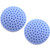 HJ Garden 2PCS Wall Protectors Door Handle Bumpers Buffer Guard Doorknob Rubber Self Adhesive Silencer Crash Pad for Home Office Doorstop Door Stopper Blue