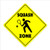 Squash Crossing Sign Zone Xing   Indoor Outdoor   14  Tall Sport Game Team Gag Player Play Sport Racket Love