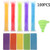 106 Pieces Popsicle Bags Ice Pop Sleeves Disposable Ice Pop Mold Bags DIY Popsicle Molds Bags with Silicone Funnel for Home Kitchen Summer Yogurt Juice Ice Pop Sleeves