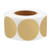 2 Inch Natural Brown Kraft Stickers | Permanent Adhesive Kraft Dot Labels | Round Colored Circle Stickers | Color Coding Dot Labels | 500 Labels per Roll