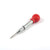 Buwico Adjustable Impact Automatic Center Hole Punch Spring Loaded Center Punch with Cushion Cap for Window Glass Wood  Silver punch with cap