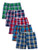 Fruit of the Loom Men s Woven Tartan and Plaid Boxer Multipack  XXX Large Assorted Tartan