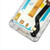 HTC 626 for Display LCD Glass Touch Digitizer Screen Replacement Digitizer Assembly  White   Frame